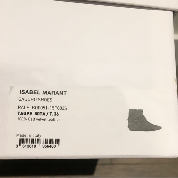 💕 Étoile Isabel Marant Gaucho Boot Bootie EU 36 - Picture 7 of 7